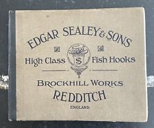 Edgar Sealey & Sons High Class Fish Hooks Book Redditch England Rare