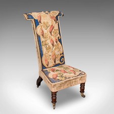 Antique Prayer Chair, English