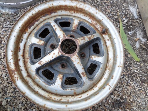 Mgb steel rostyle wheel - mgb,