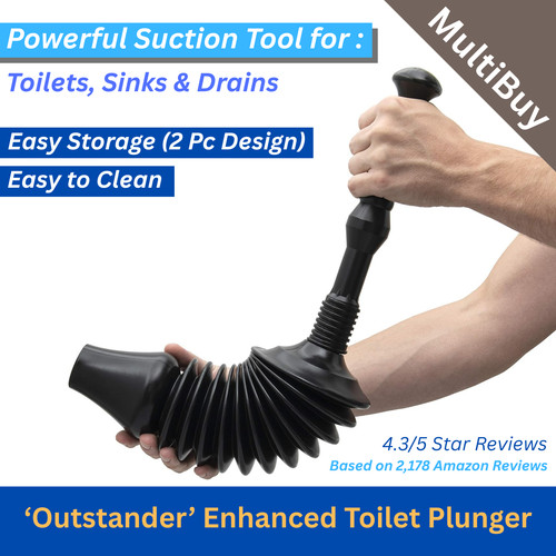 Heavy duty toilet plunger - heavy,