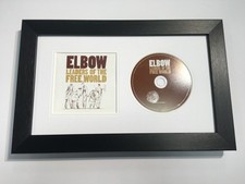 CD / Music Album Cover Memorabilia Frame Black With 4 Mount Colours To Choose