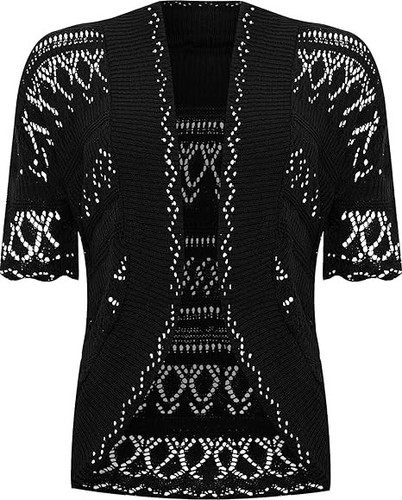 Women knitted bolero - knitted,