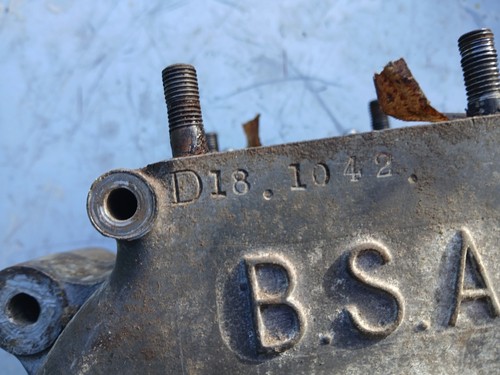 Bsa pre war b18 crankcases - war,