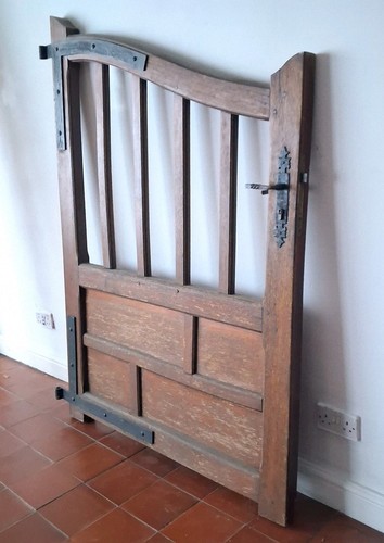 Large antique hardwood scallop - antique,
