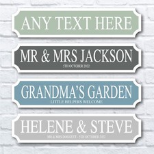 Personalised Street Sign