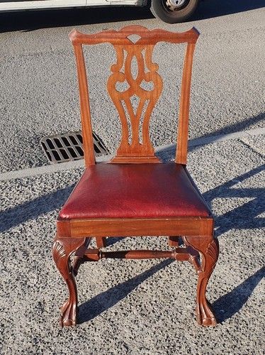 Antique mahogany chippendale - mahogany,