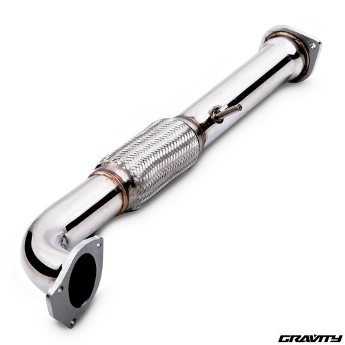 Stainless exhaust decat - 2.75",