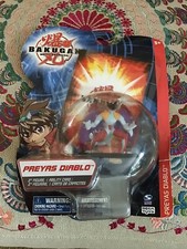 New 2008 Spin Master Sega Toys Bakugan Battle Brawlers Preyas Diablo Figure