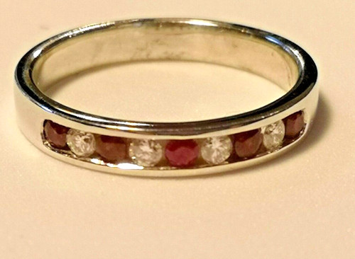 Ruby and diamond channel - ruby,