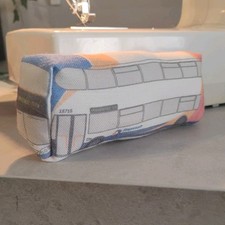 1/76 ISH Scale Soft Toy Stagecoach Yorkshire Bus Decker. Stuffed Bus