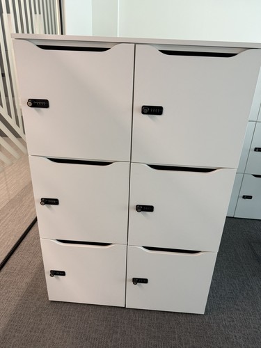 Wooden locker cabinet 6 - locker,
