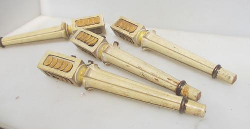 Vintage wooden table legs - wooden,