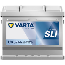 VARTA Dynamic C6 Battery 063 Type Vauxhall Astra J 1.6 115 MK 6 (2009-2016)