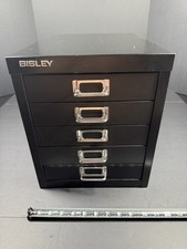 Bisley Black 5 drawer cabinet