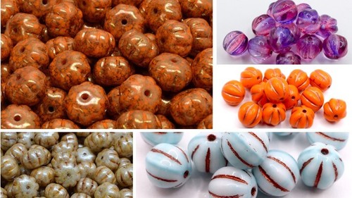 Czech pressed glass round - czech,