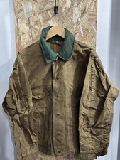 Filson Tin Cloth Jacket Large Style 620 Tin Cloth Coat Made In USA