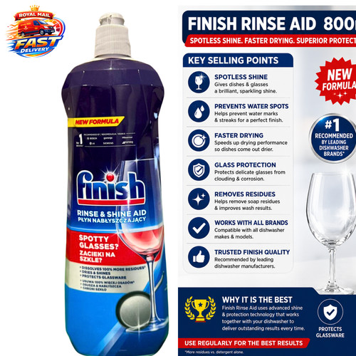 Glasses drying rinse aid shine - rinse,