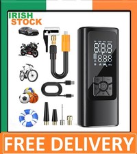 Cordless Tyre Inflator Air Compressor LCD Display Portable 4 Modes 150PSI DC 12V
