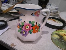 Losol Ware  Floral Jug 17 Cm Tall VGC