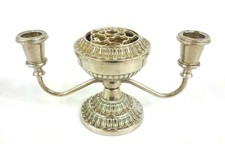 Vintage Seba Silver Plated Two Armed Candelabra With Flower Bowl Centre ZBA 638g