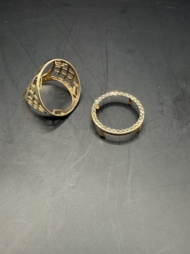 Full sovereign ring - mount, size