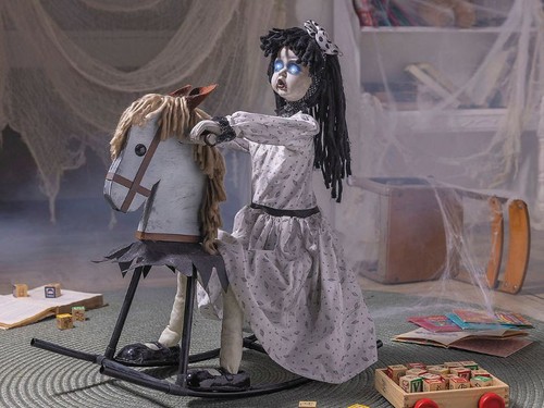 Rocking horse girl - girl, halloween