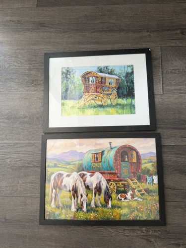 Gypsy wagon vardo welsh - gypsy, cob