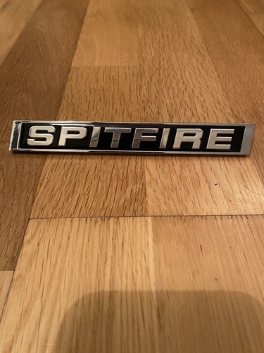 Triumph spitfire badge rear - badge,