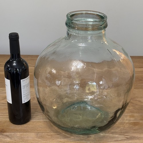 Vintage clear glass terrarium - vintage,