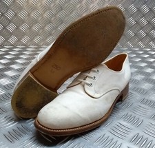 Naval White Shoe British Navy Tropical Service Dress Uniform Old Pattern 250M