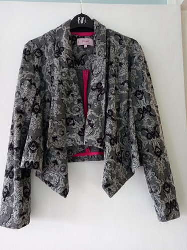 Per una waterfall short jacket - una,