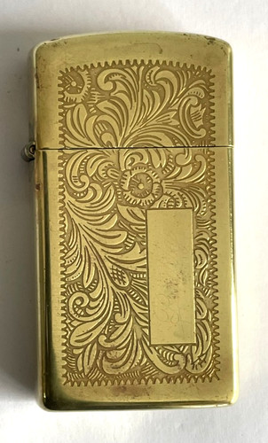 Vintage slim zippo lighter - vintage,