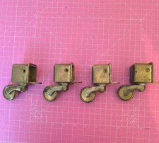 4 Vintage Heavy Brass Table