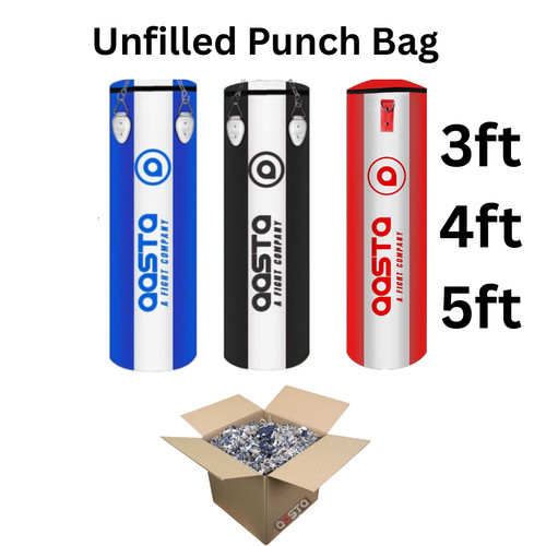 Unfilled punch bag with - unfilled, –