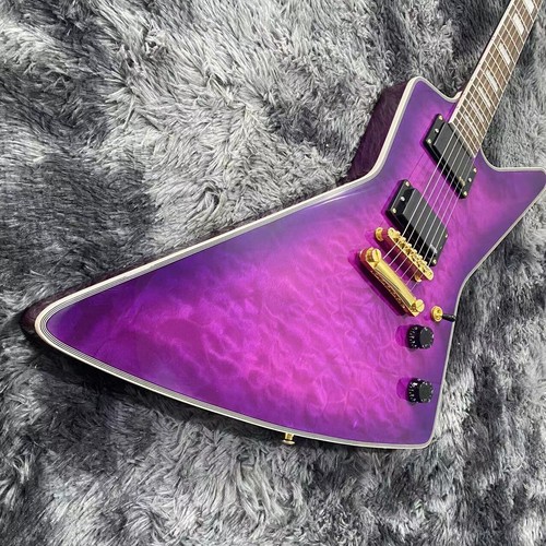 Electric guitar purple - electric,