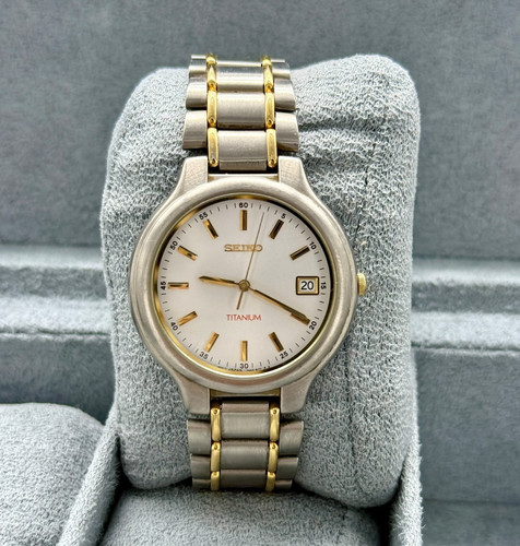 Seiko titanium two tone - seiko, two-tone