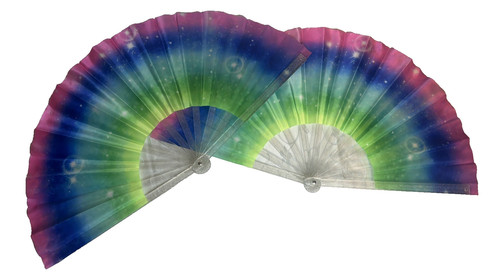 Two large folding - two, fans