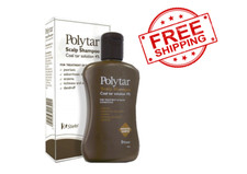 Polytar Scalp Shampoo Coal Tar Solution 4% 150ml Brand New GENUINE Free UK Post!