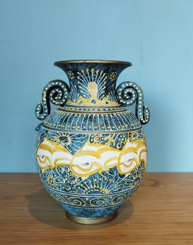 Handmade greek pottery vase - handmade,