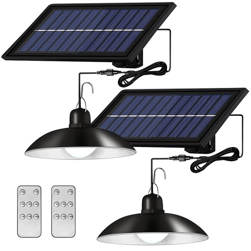 Led solar powered pendant - led,
