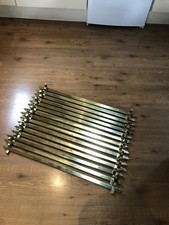 Victorian brass stair rods - brass,