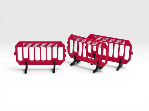 Plastic traffic barriers - traffic,