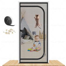 Pet Screen Curtain Door Dog