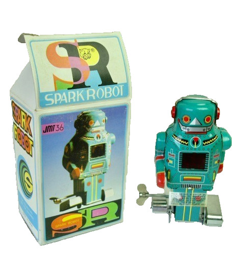 90s vintage spark robot jmt36 - spark,