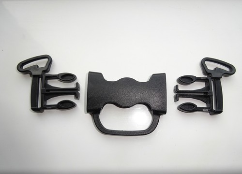 Clip part buckle - part, crotch