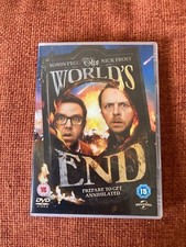 The World's End (DVD, 2013) with unused Ultraviolet download code