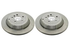 x2 Brake Discs Rear FOR