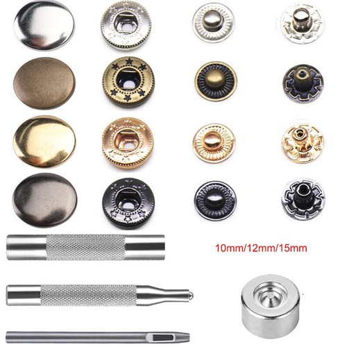Leather snap fasteners kit - snap,