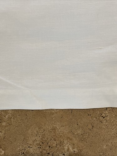 Vintage white cotton - white, linen