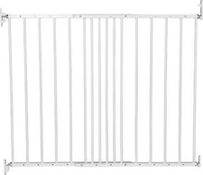 Baby Dan Gate Liva White Baby Safety Stair Door Gate Width 62.5cm-106.8cm New